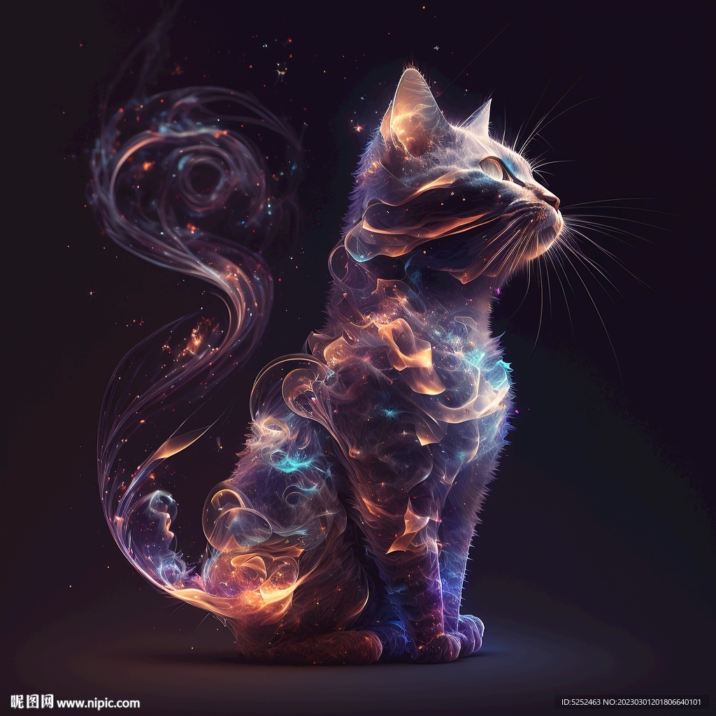 梦幻线条猫