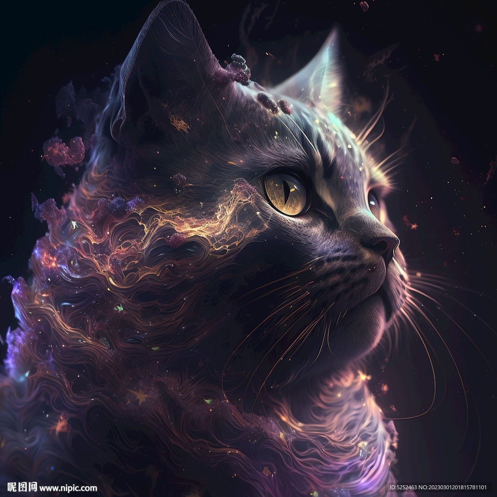 梦幻线条猫