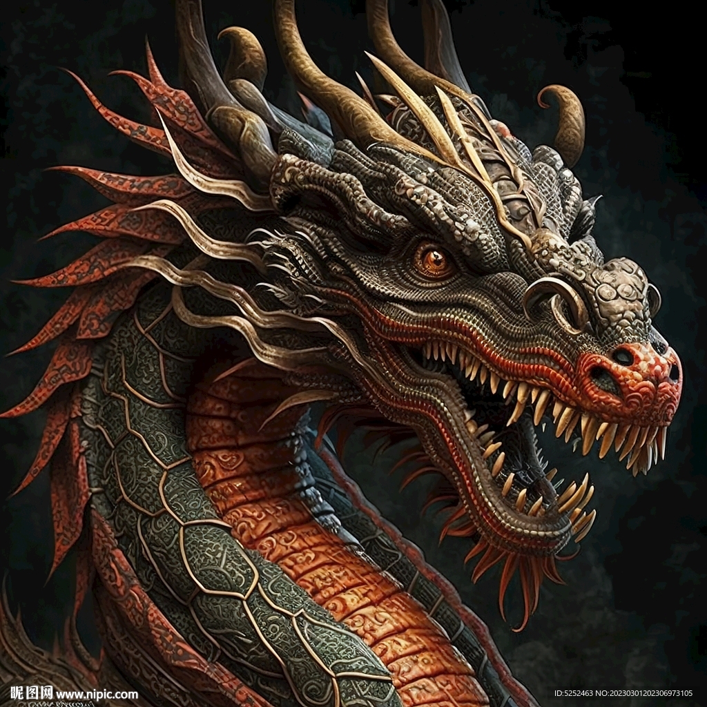 高清逼真的龙