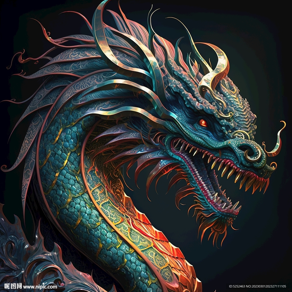 高清逼真的龙