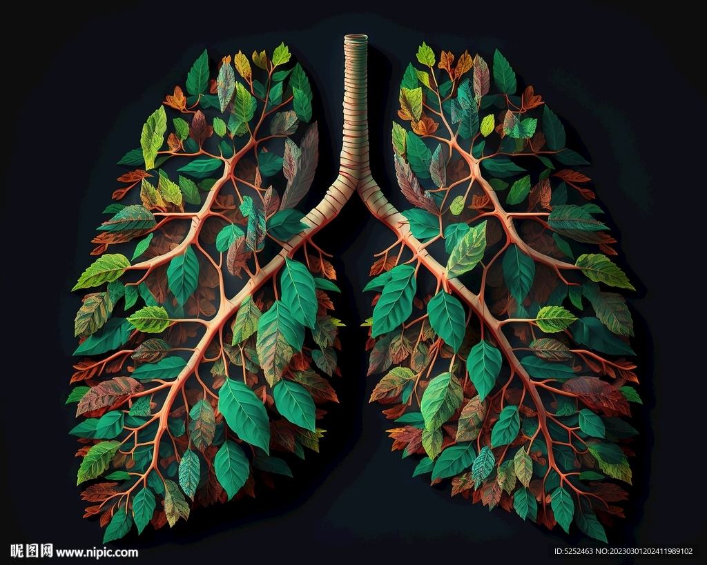 创意肺部图