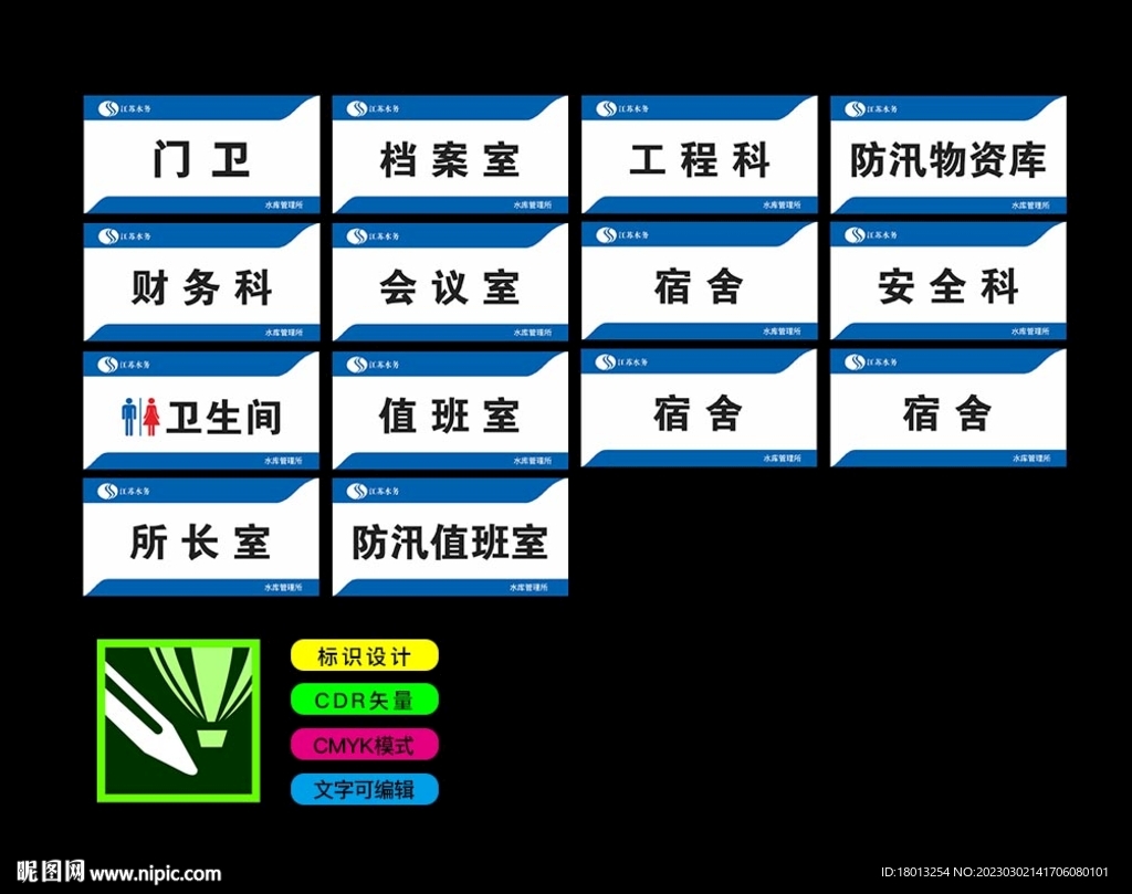 科室牌标识牌门牌