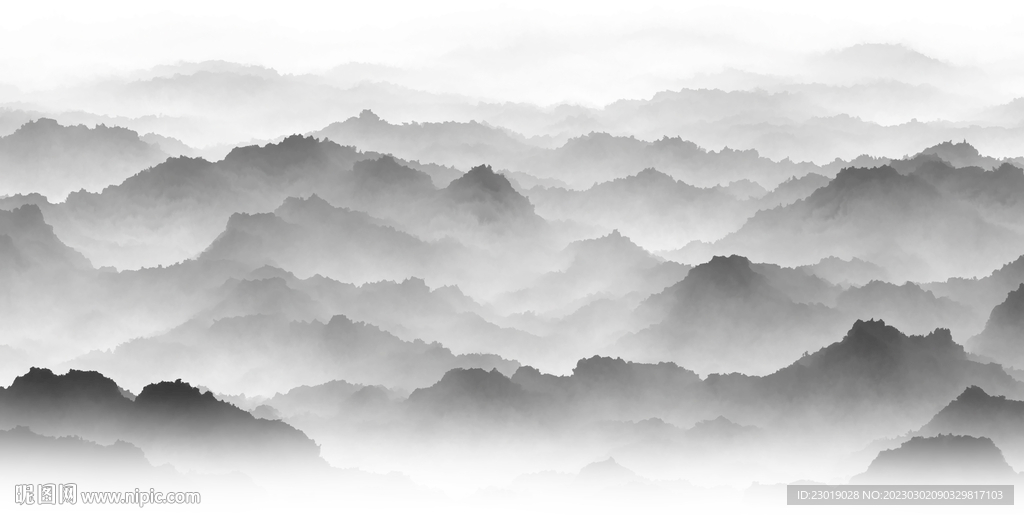 江山如画山水画