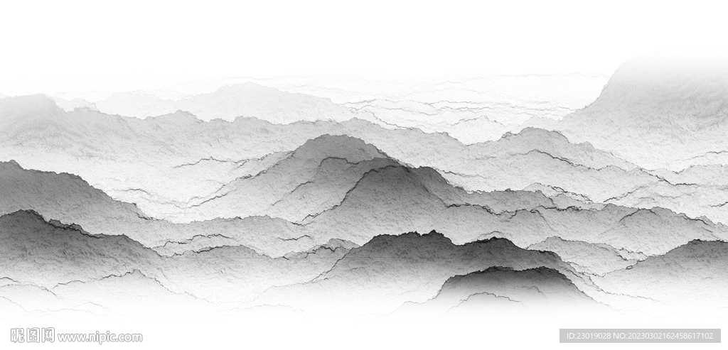 水墨群山