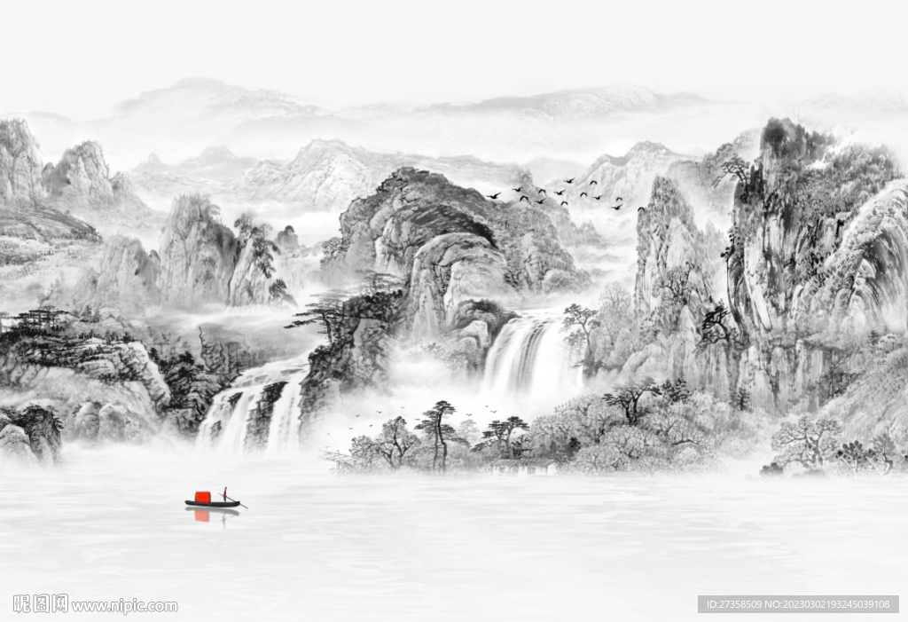 水墨山水