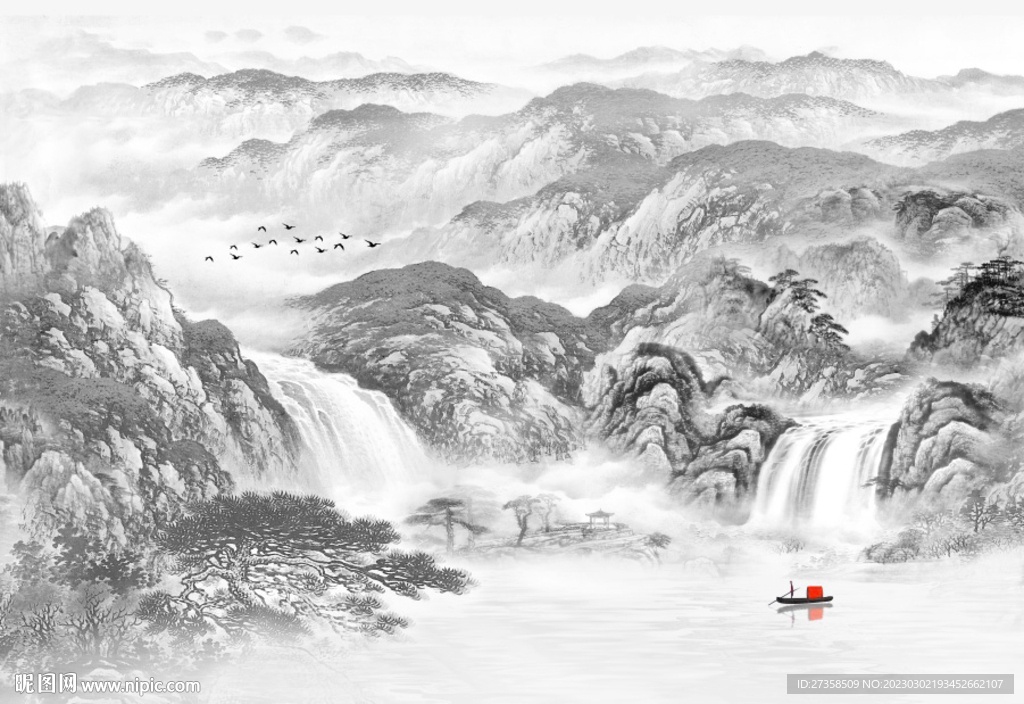 水墨山水