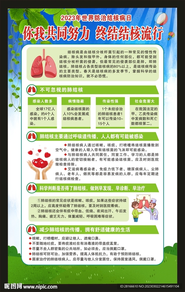 世界结核病日海报