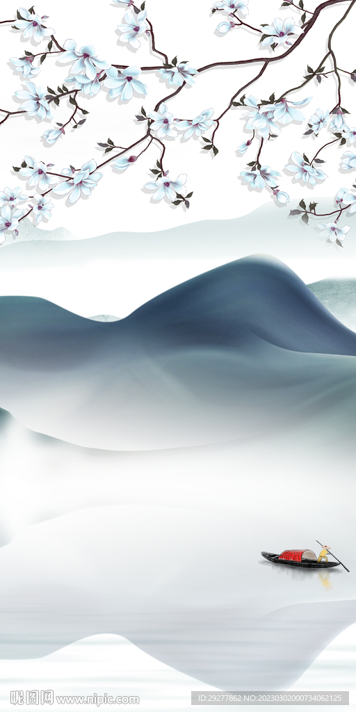 最新 别墅山水玄关 tIF分层