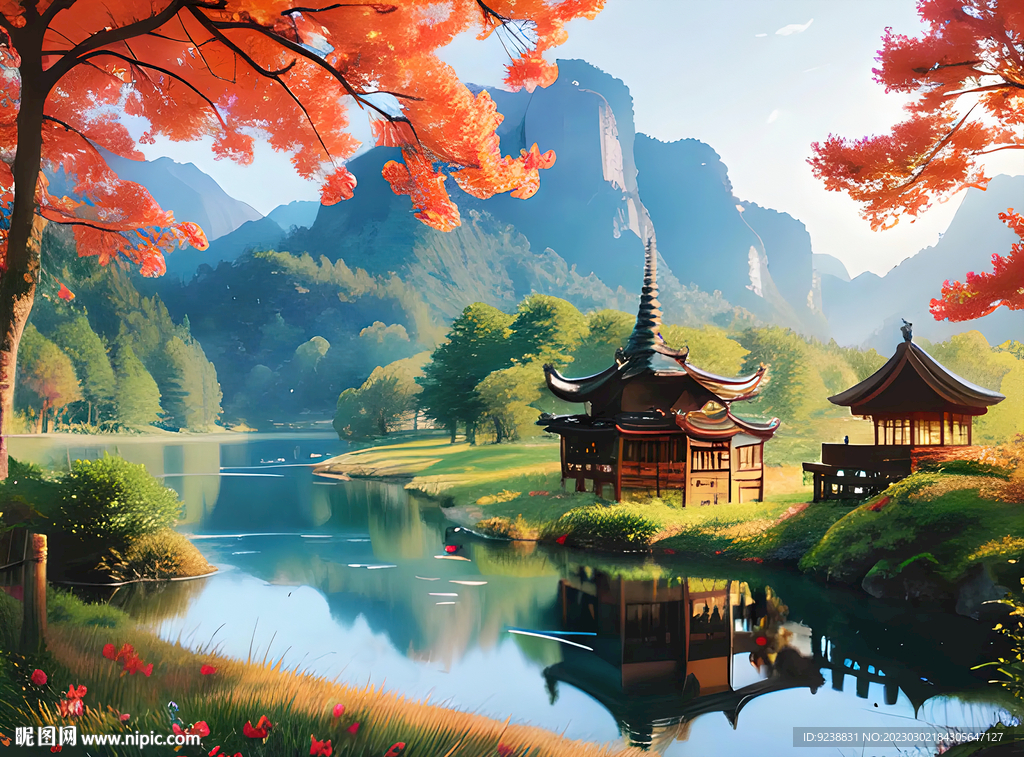 山水风景画