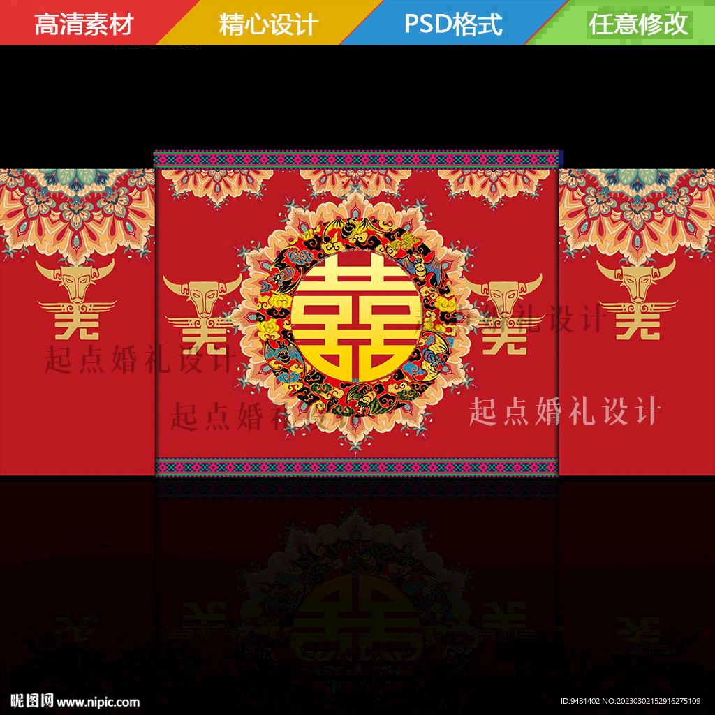 羌族婚礼背景