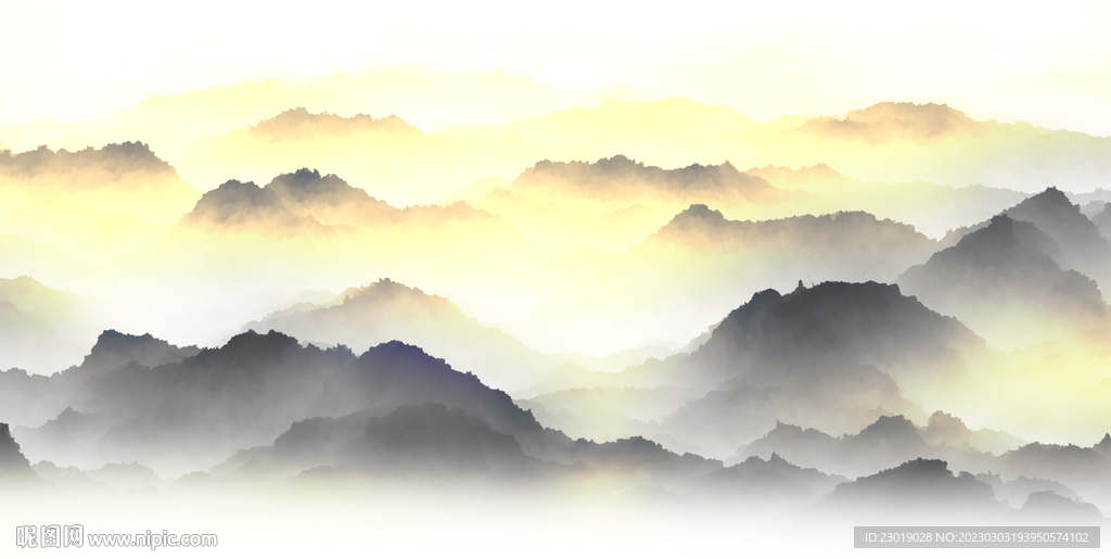 新中式山水画