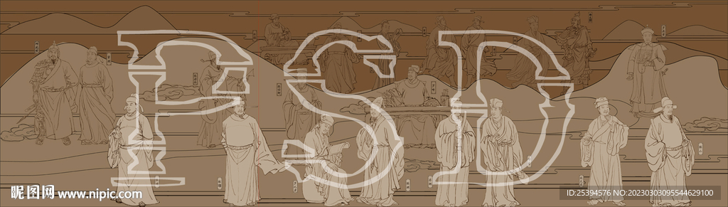 古代人物画 