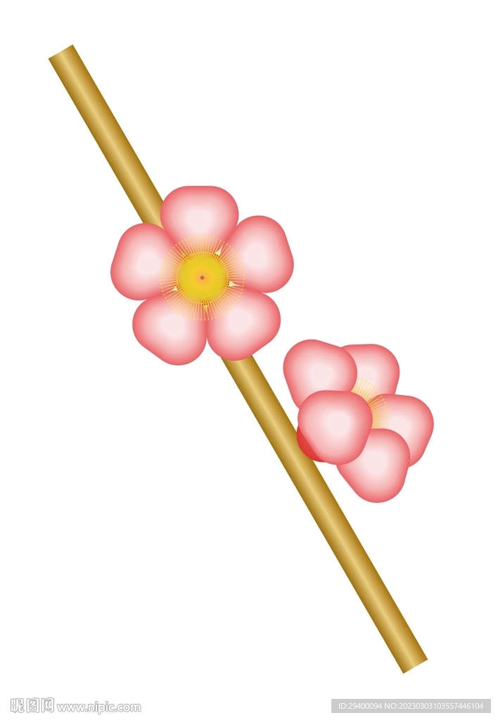 桃花梅花海棠花