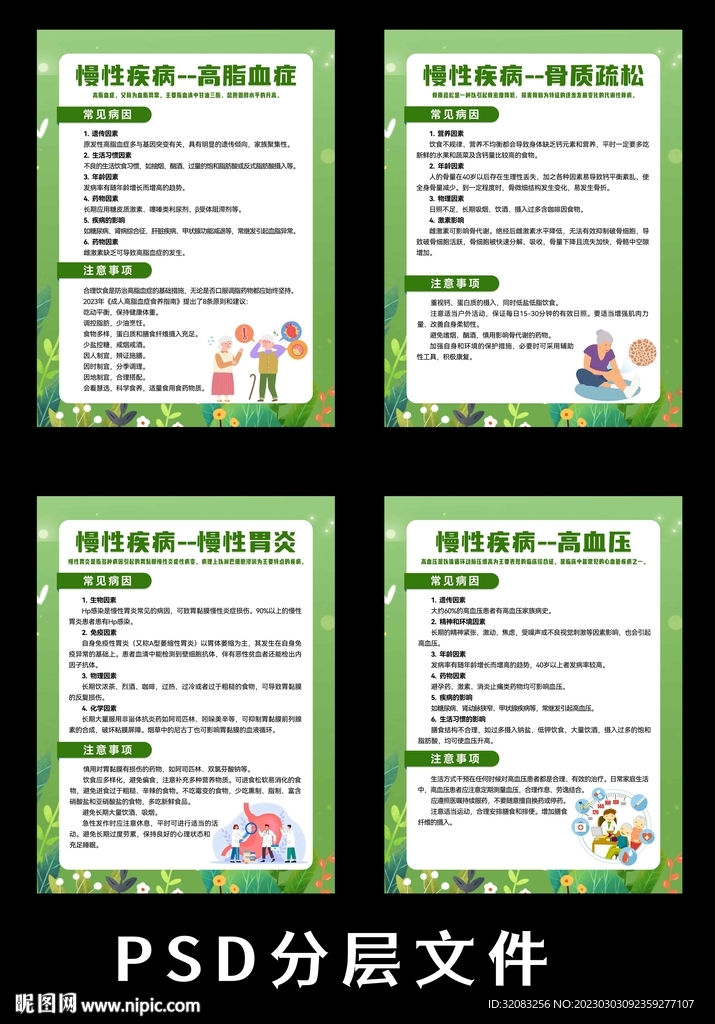 医疗老年展板