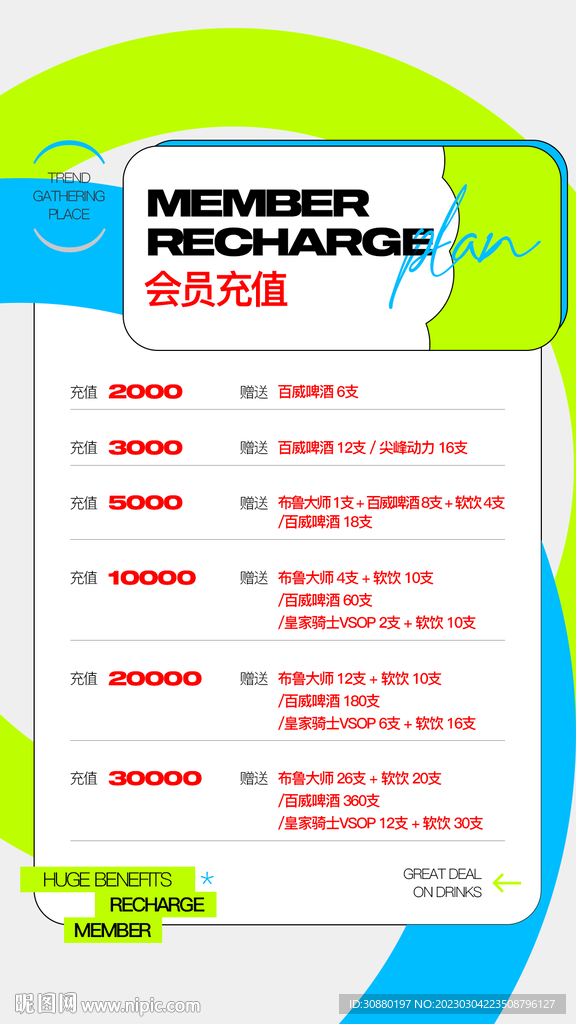 酒吧会员充值