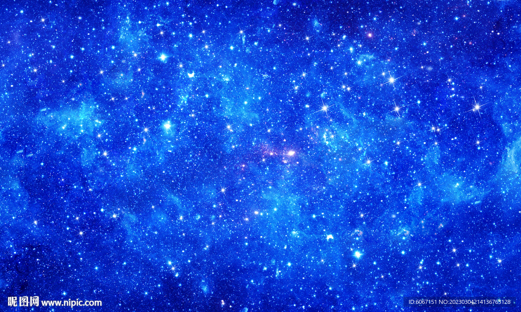 蓝色星空背景