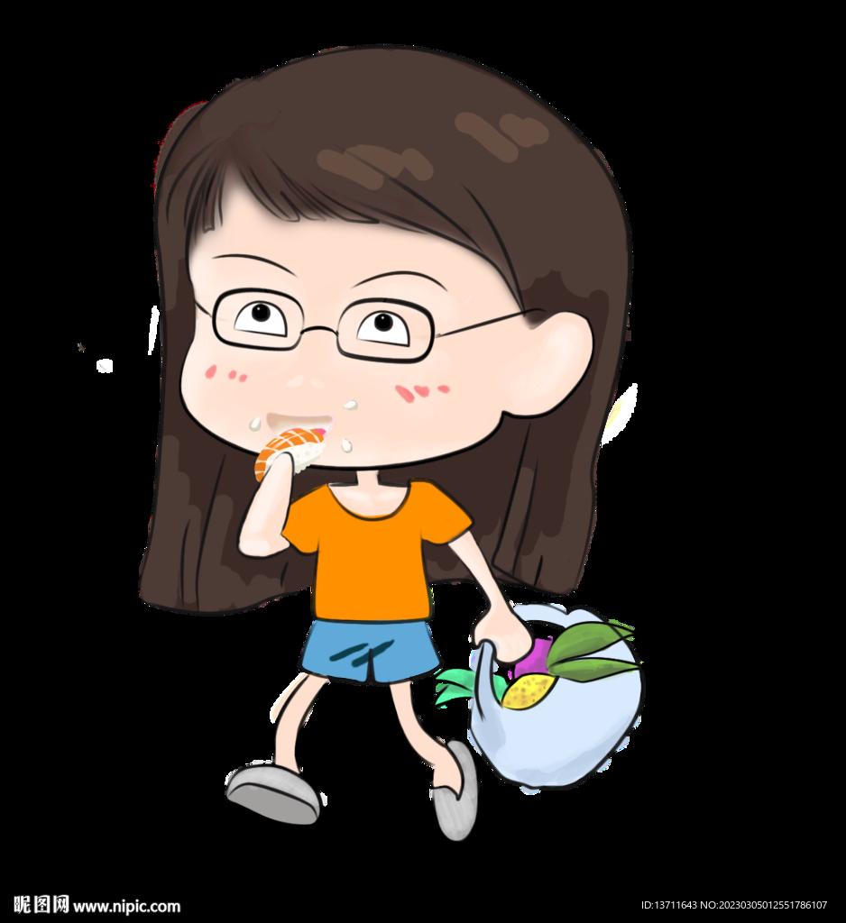 卡通女孩