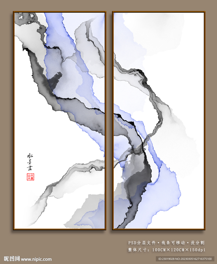 抽象油画