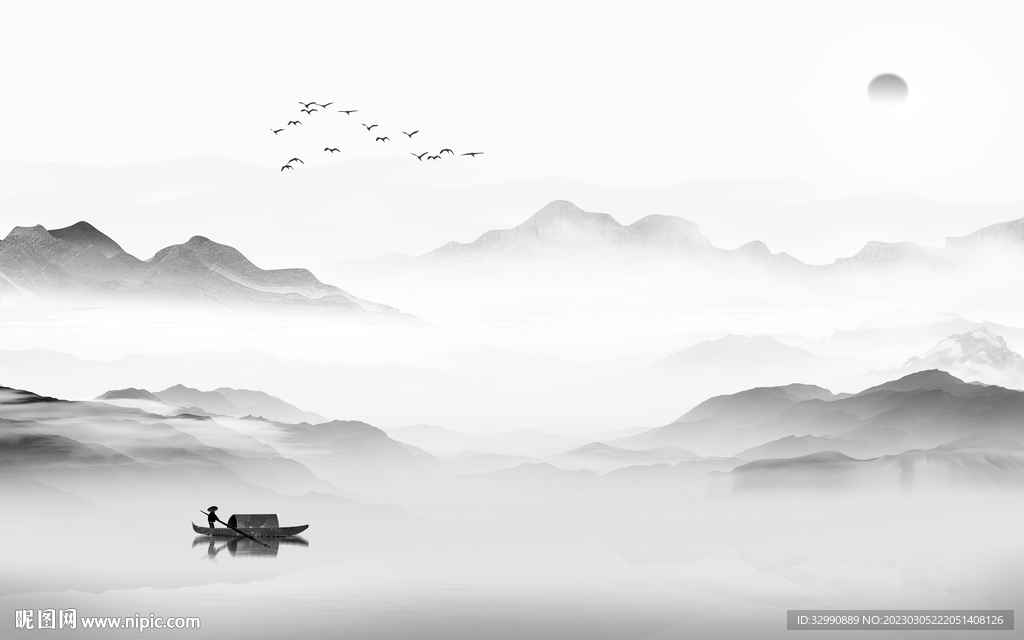 人气 热门大气山水 Tif分层