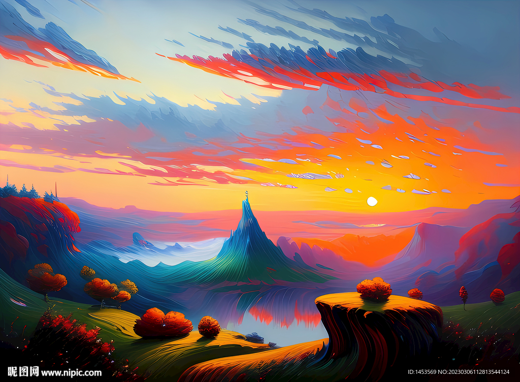 风景油画