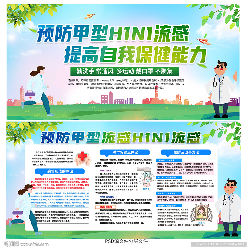 预防甲型H1N1流感