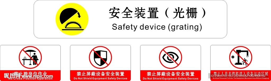 禁止跨岗位作业