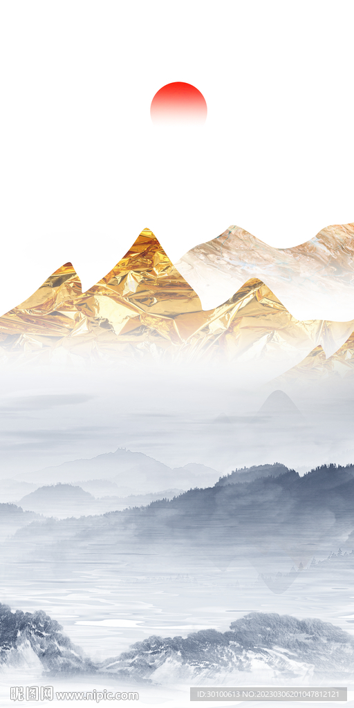 现代 意境简约玄关 TIF分层