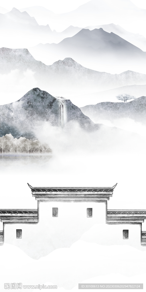 别墅 人气高雅玄关 TiF分层