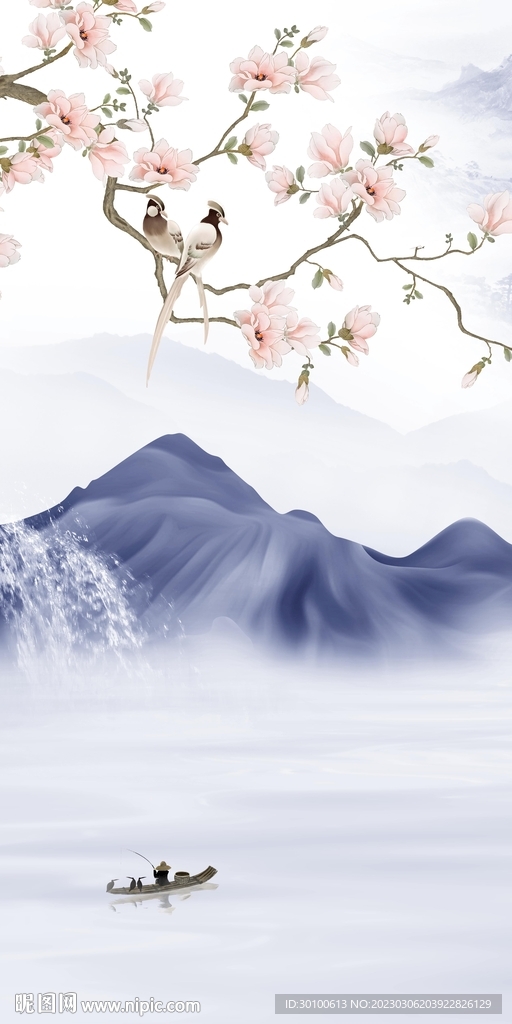 花鸟 人气高雅玄关 TiF分层