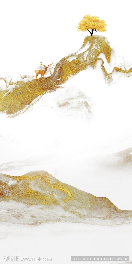 金色 现代新款玄关 TiF分层