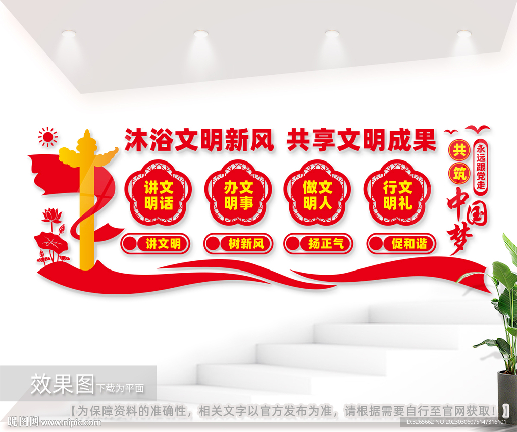 创建文明城市文化墙图片