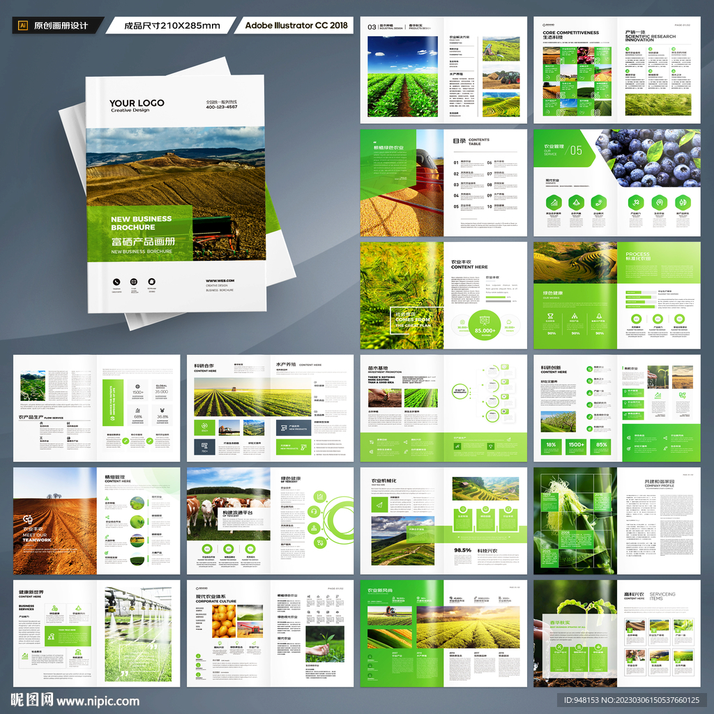 农业合作社画册