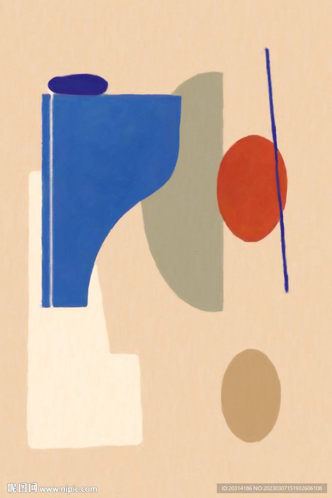 简约现代抽象艺术装饰画