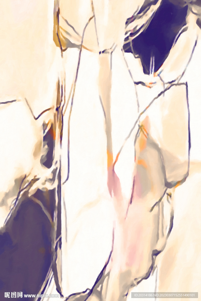 抽象油画