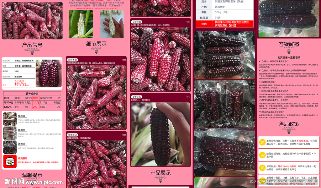 紫色玉米