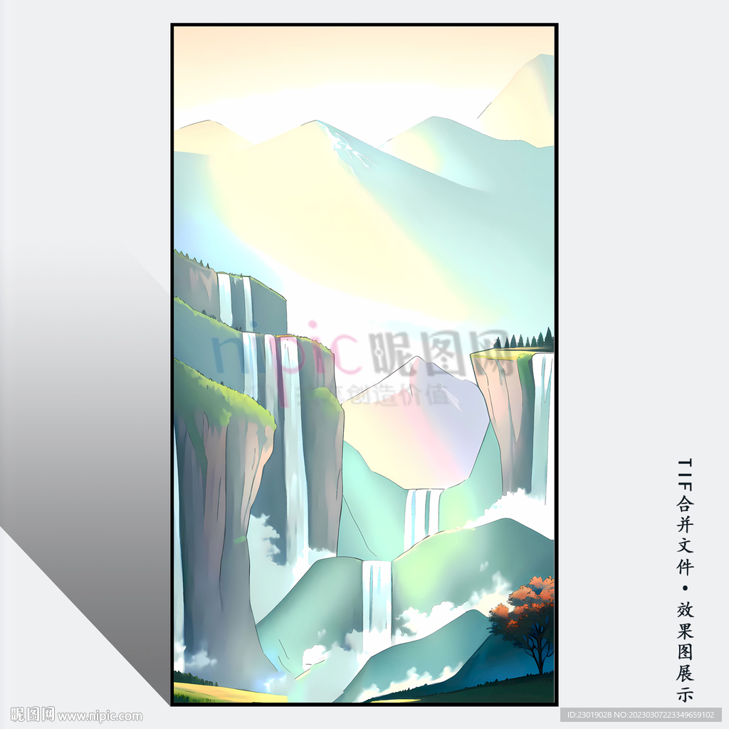 国画山水画