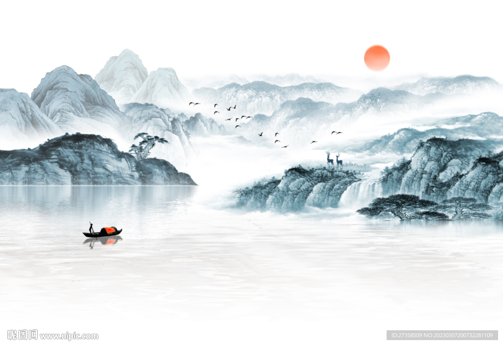 水墨山水