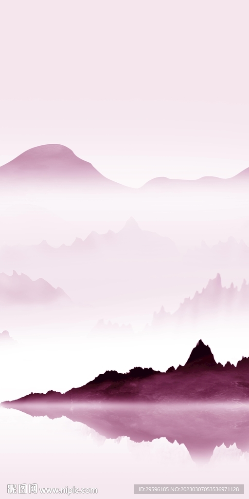 人气 高清新式山水 Tif分层