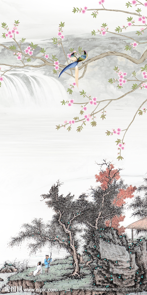 人气 轻奢新玄关画 tIF分层