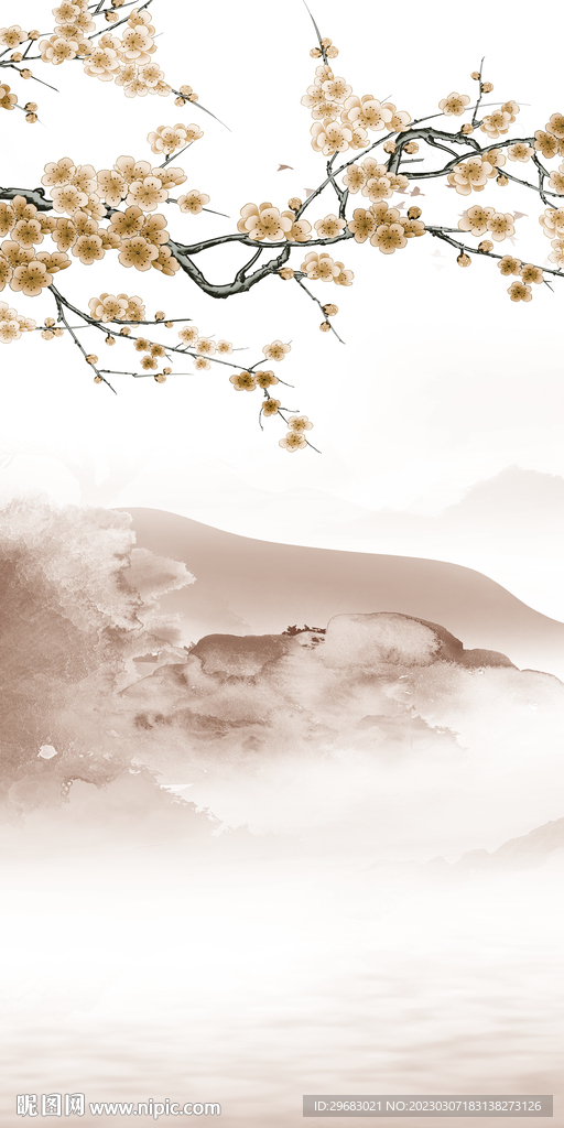 大气 轻奢新玄关画 tIF分层