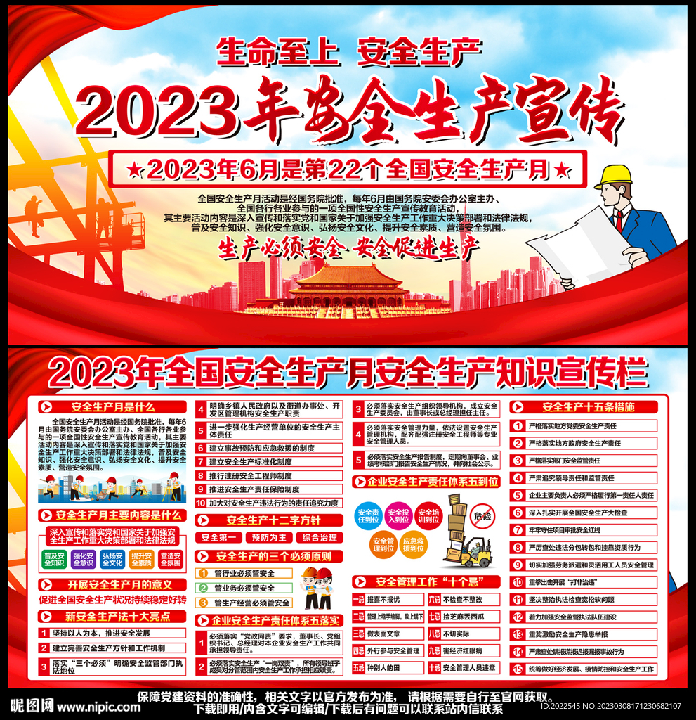 安全生产展板