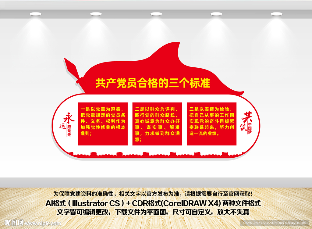 党员合格的三个标准