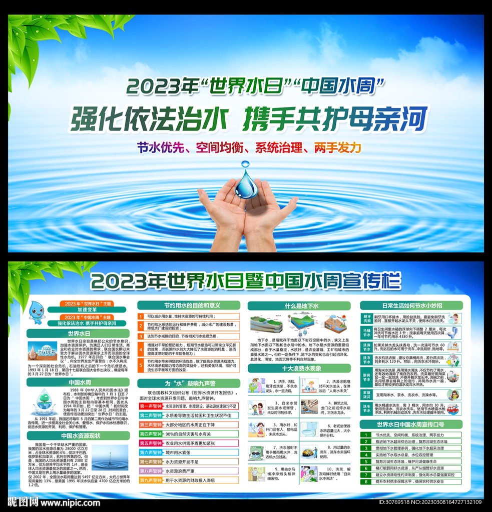 中国水周宣传栏