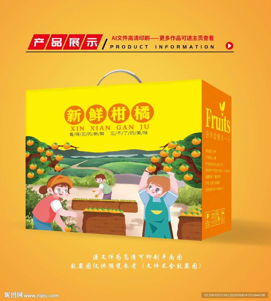 橘子包装 柑橘礼盒