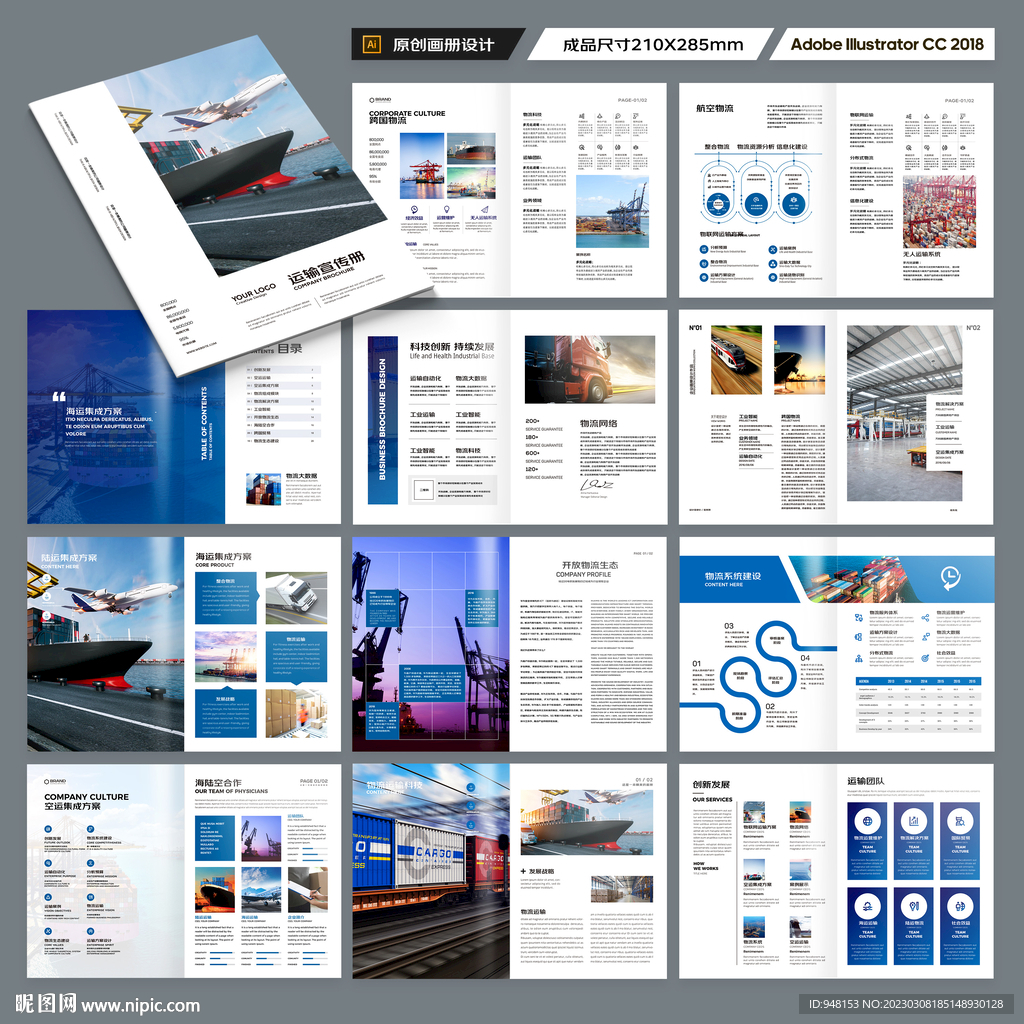 物流公司画册