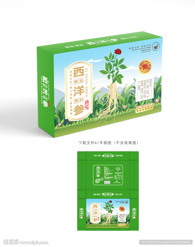 西洋参设计