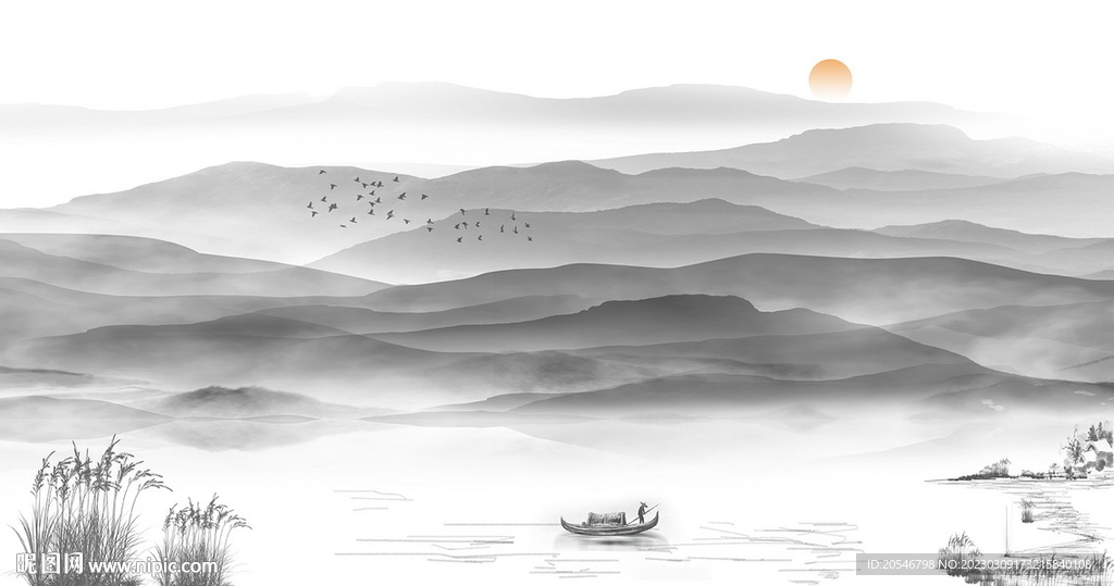 水墨画