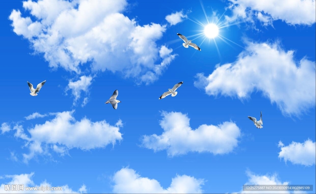 蓝天白云