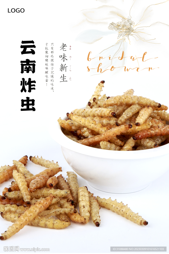 云南炸虫海报