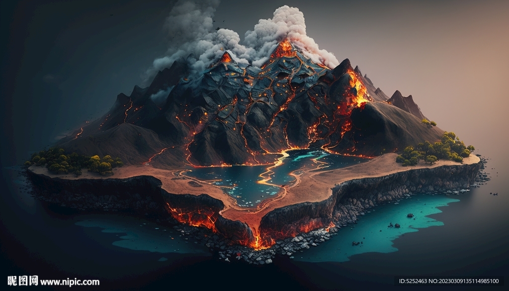 火山喷发